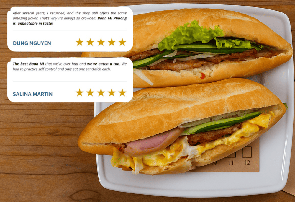 Banh Mi Phuong is celebrated not just as the best banh mi in Hoi An, but also considered one of the finest in the world